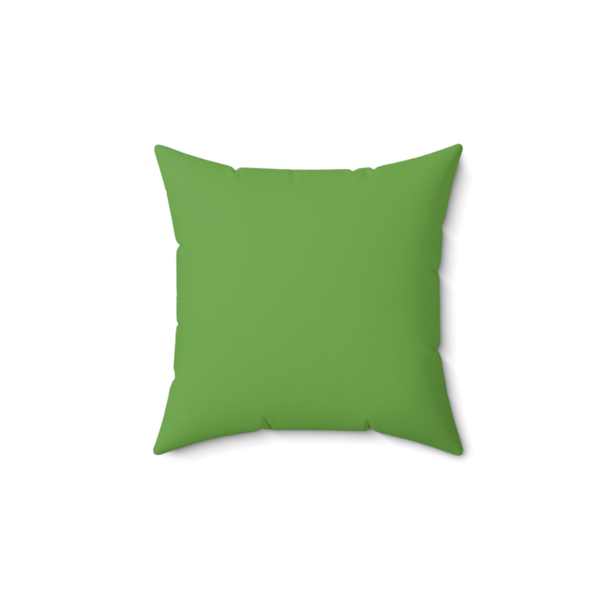 Forest Watercolor Decorative Pillow — "Be Still & Know" Green Throw Pillow